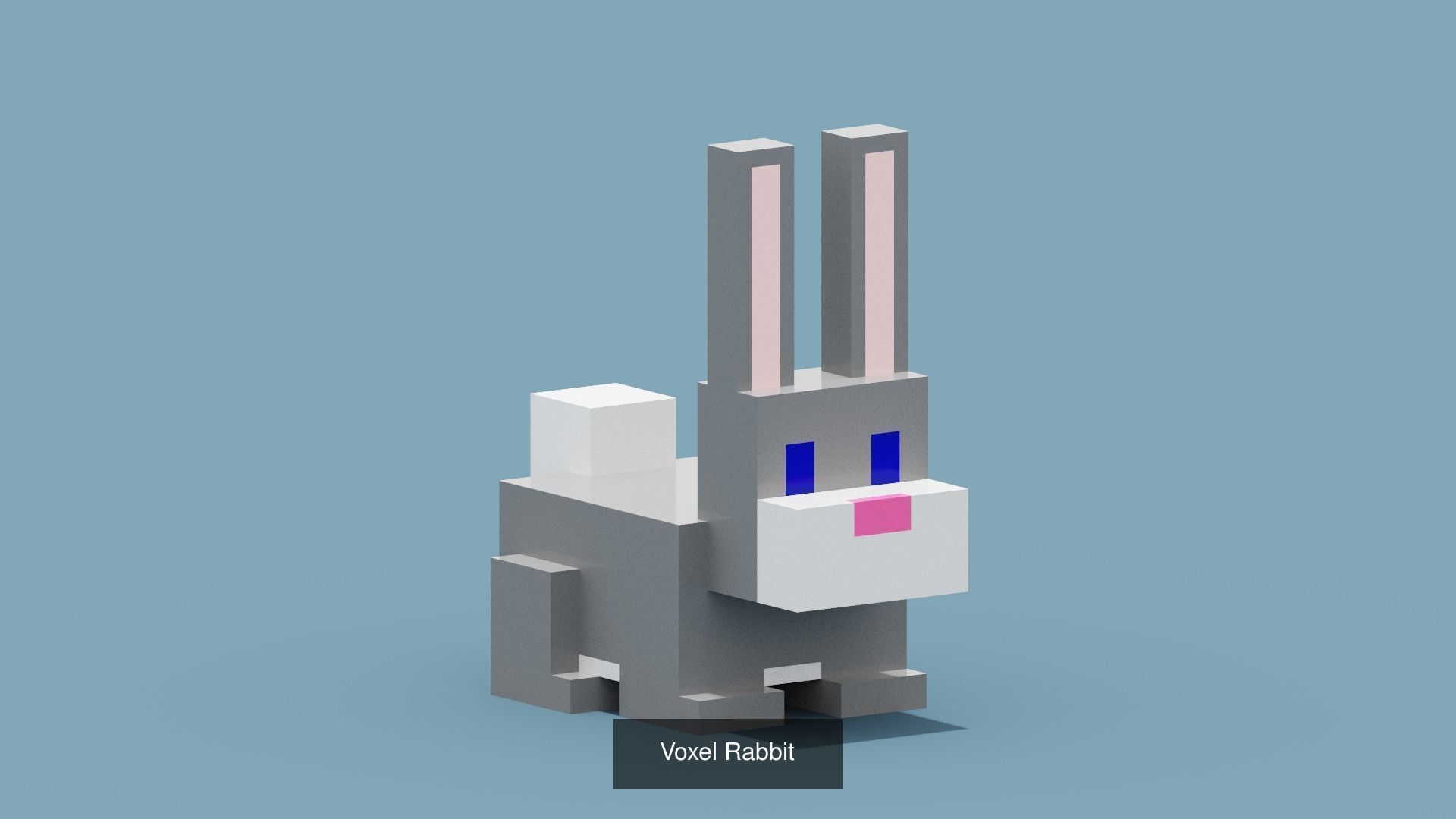 100 Voxel Animals 3D Model Collection_7