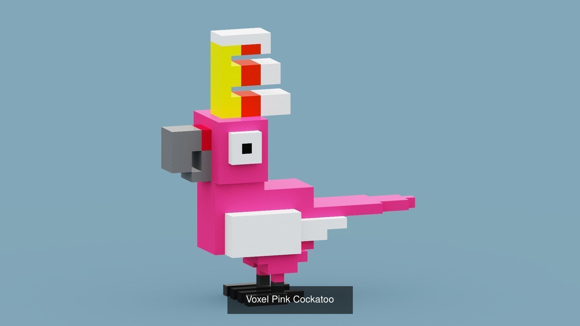 100 Voxel Animals 3D Model Collection_13