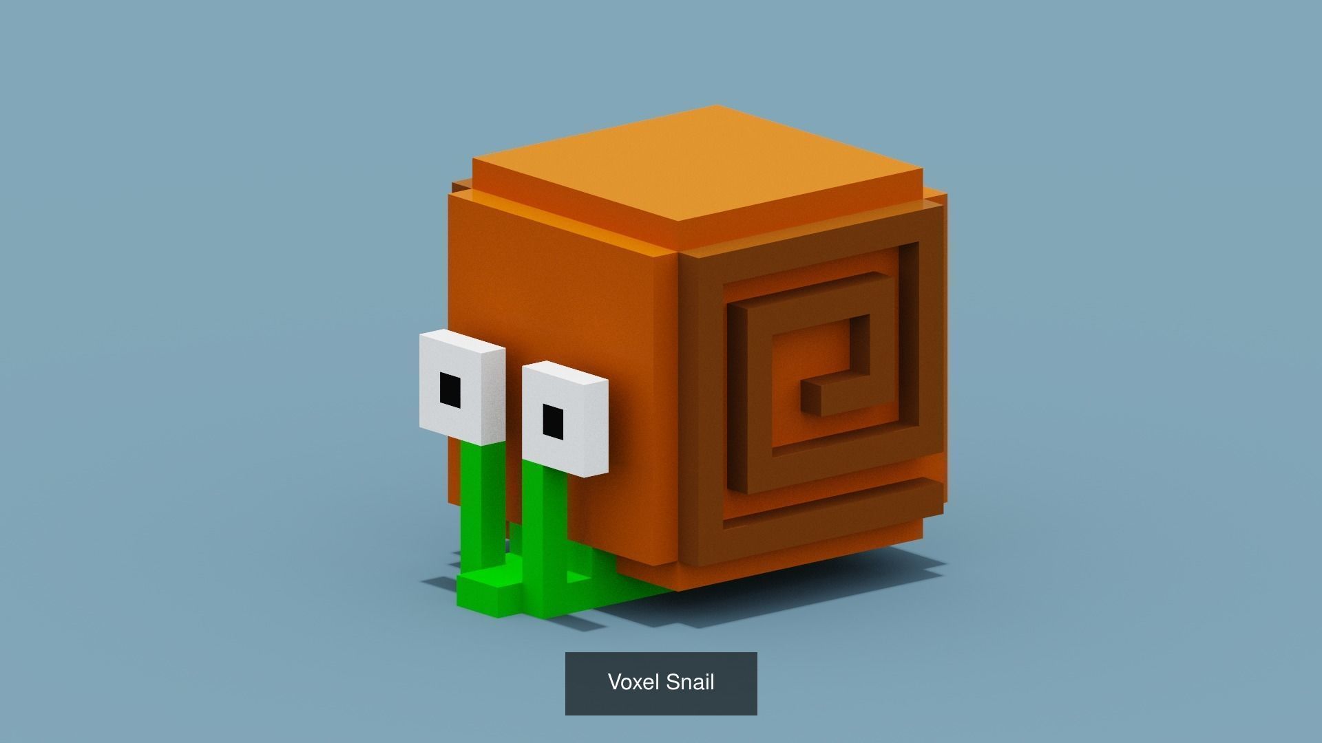 100 Voxel Animals 3D Model Collection_75