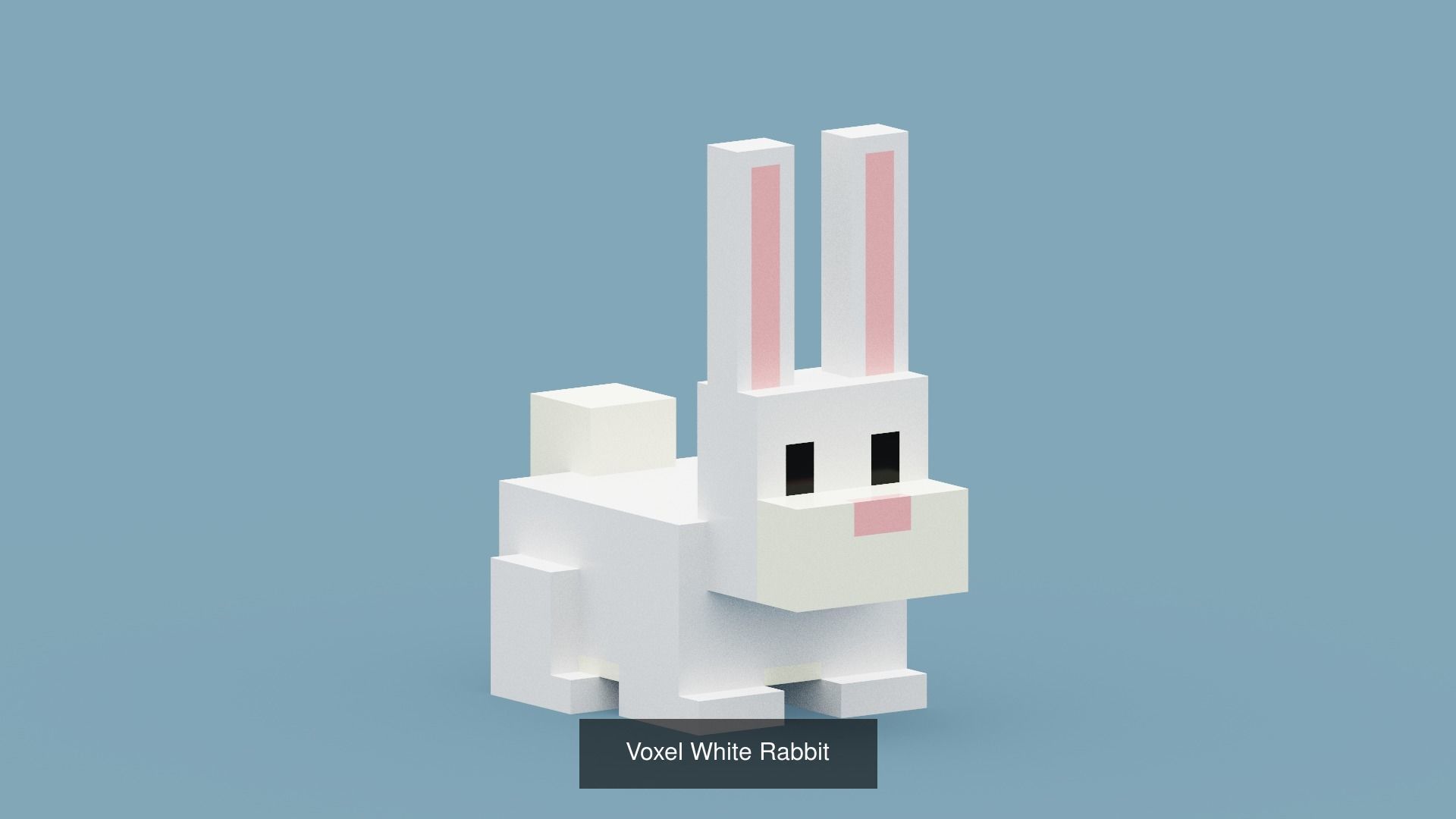 100 Voxel Animals 3D Model Collection_26