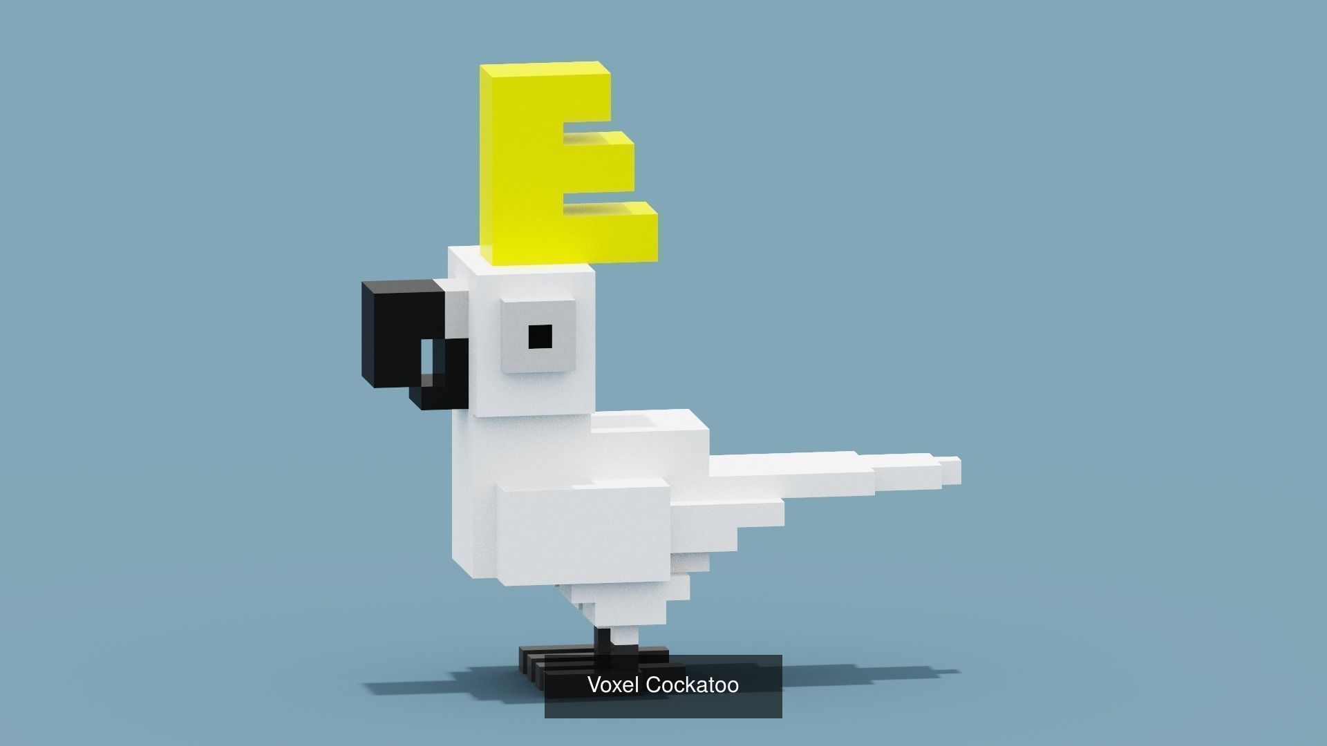 100 Voxel Animals 3D Model Collection_49