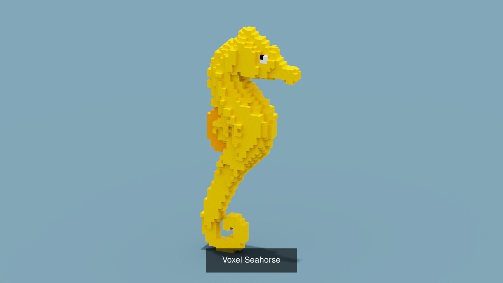 100 Voxel Animals 3D Model Collection_51