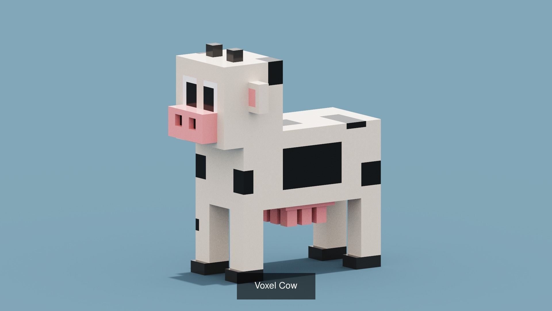 100 Voxel Animals 3D Model Collection_84