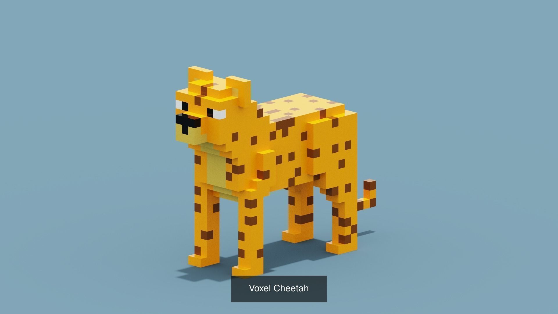 100 Voxel Animals 3D Model Collection_5