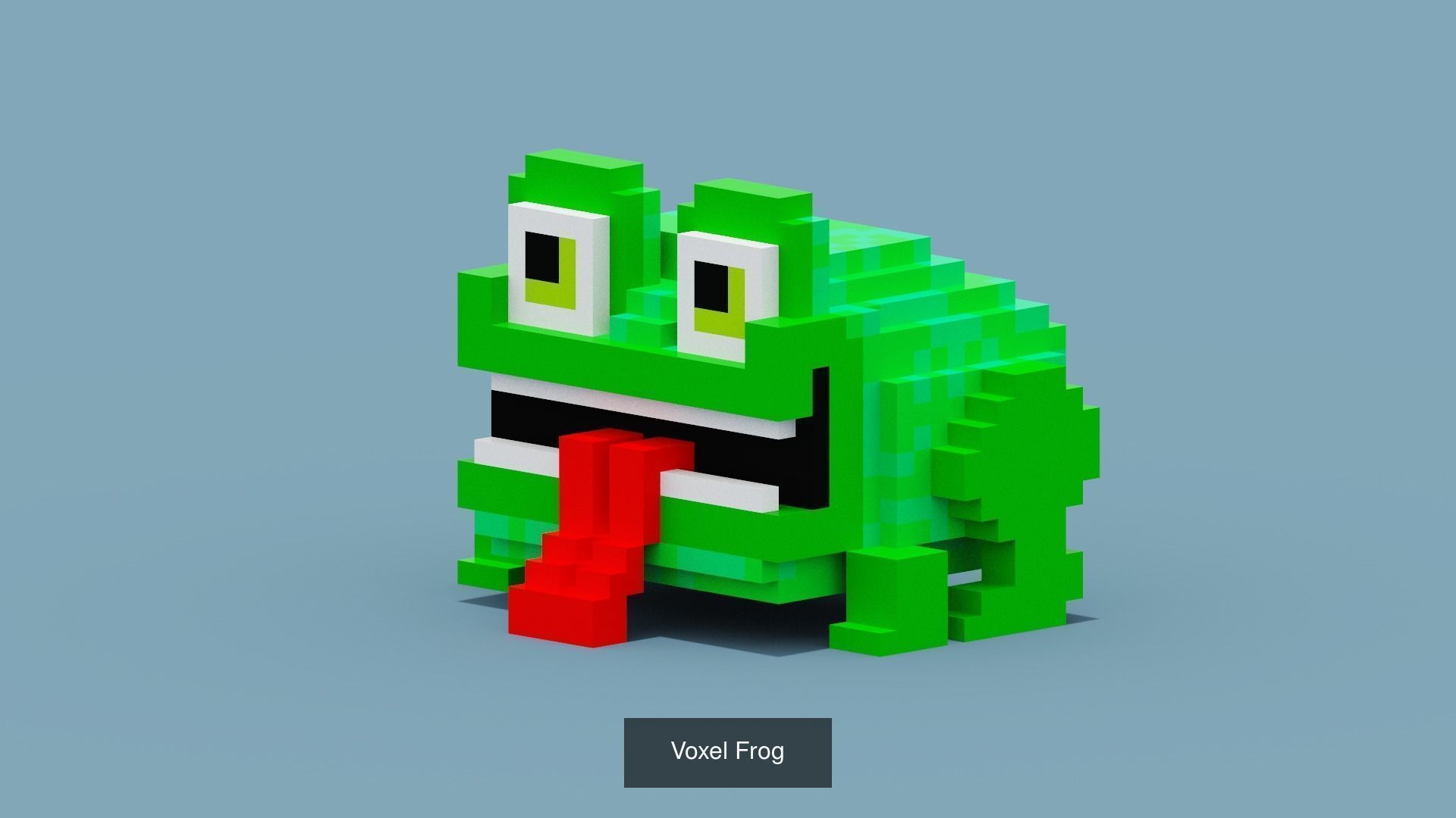 100 Voxel Animals 3D Model Collection_87