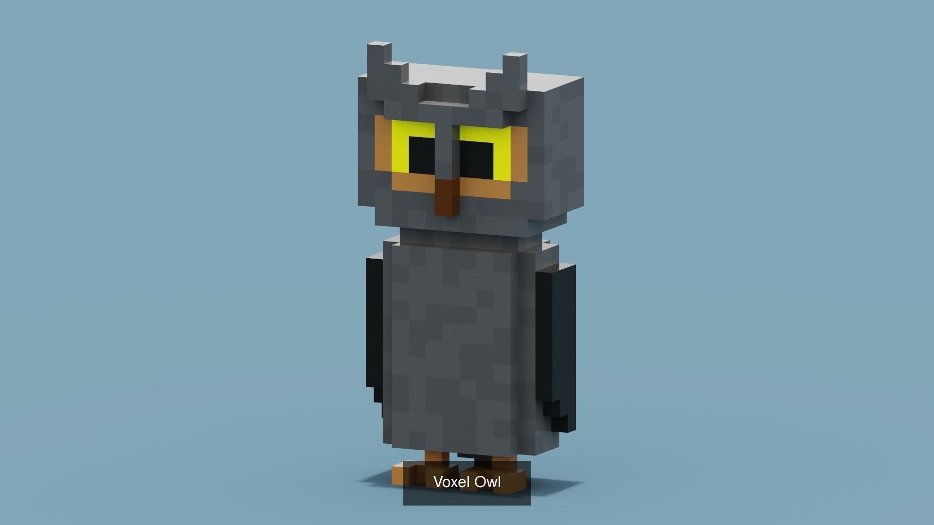 100 Voxel Animals 3D Model Collection_47