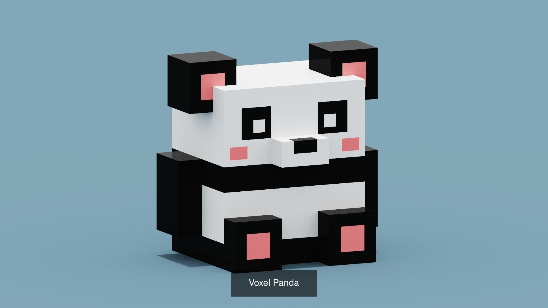 100 Voxel Animals 3D Model Collection_10