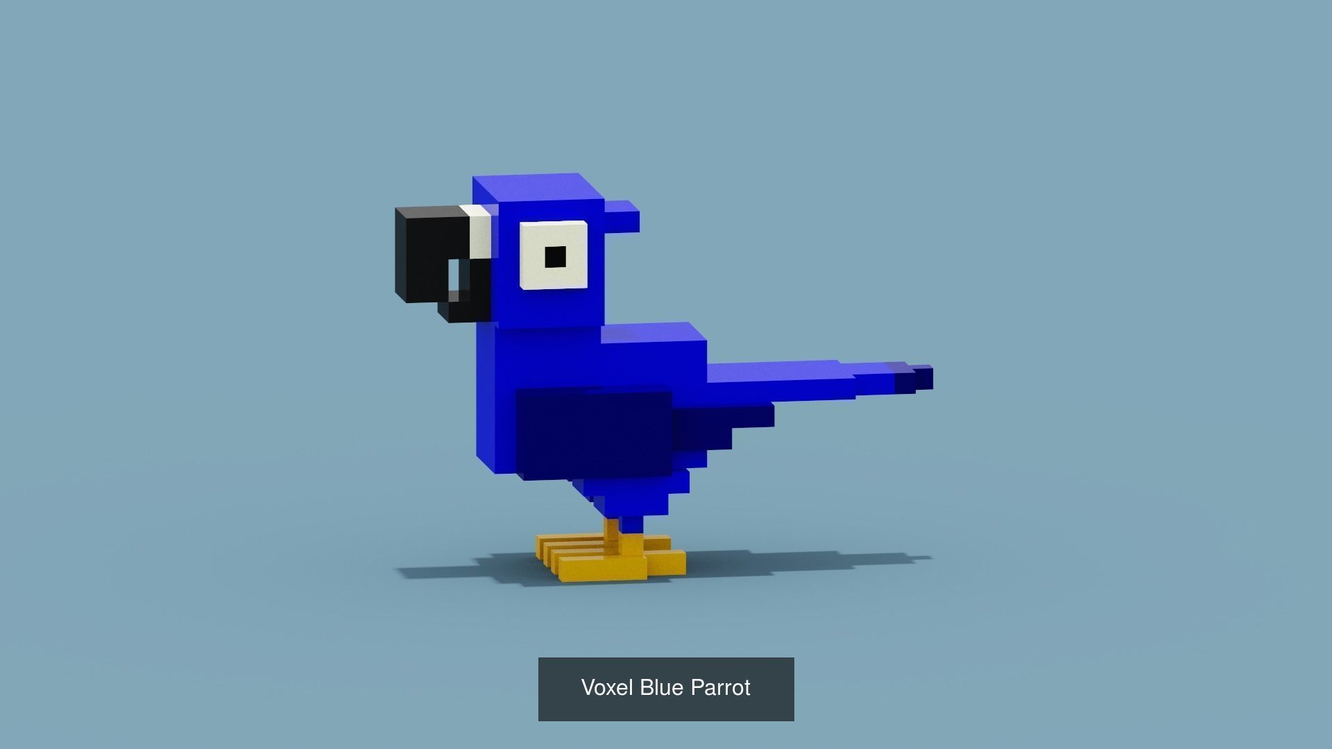 100 Voxel Animals 3D Model Collection_80