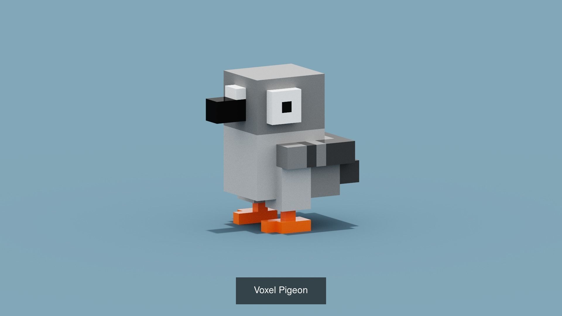 100 Voxel Animals 3D Model Collection_92