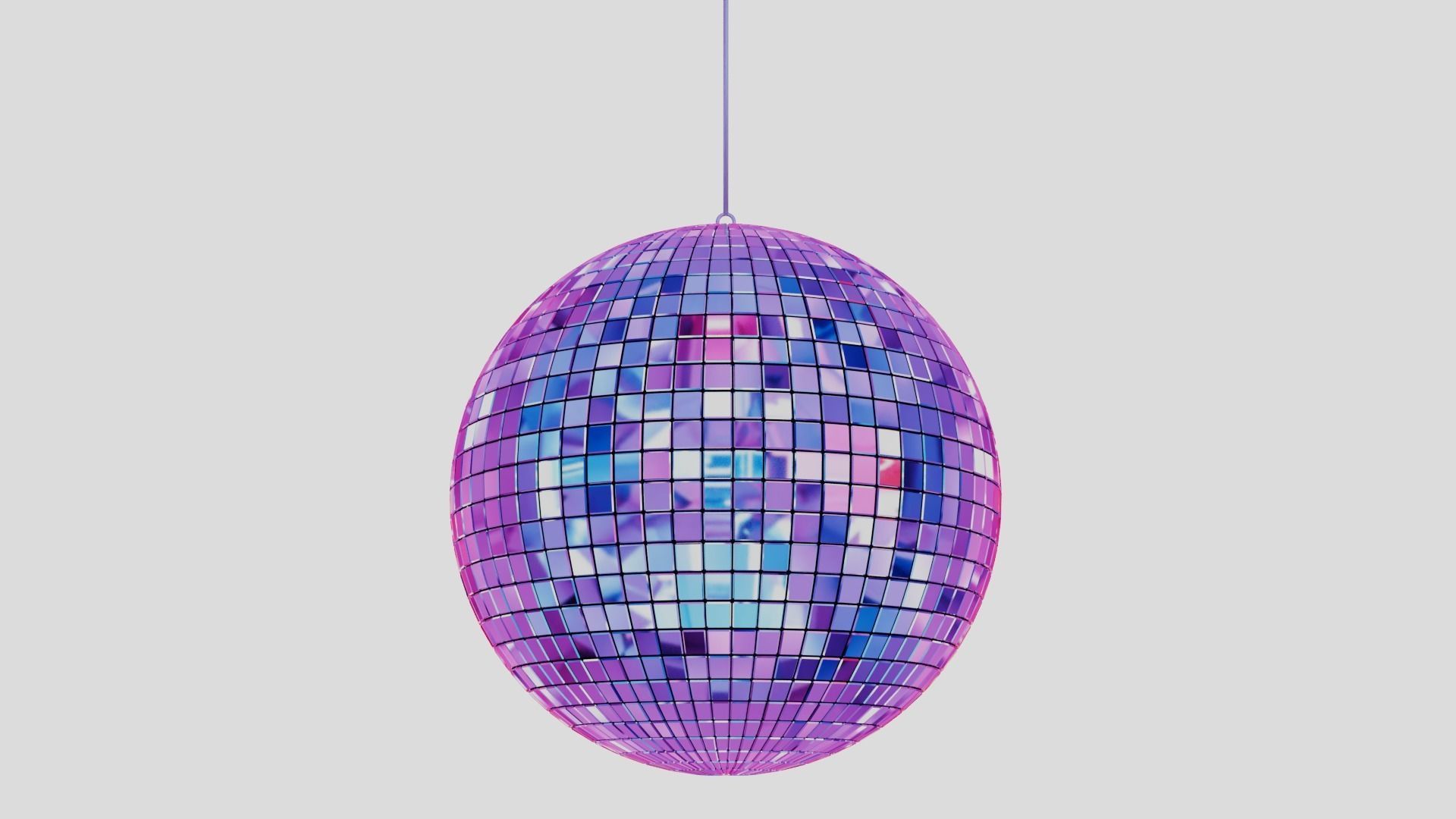 Shiny Disco Ball 3D model_2