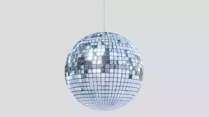 Shiny Disco Ball 3D model