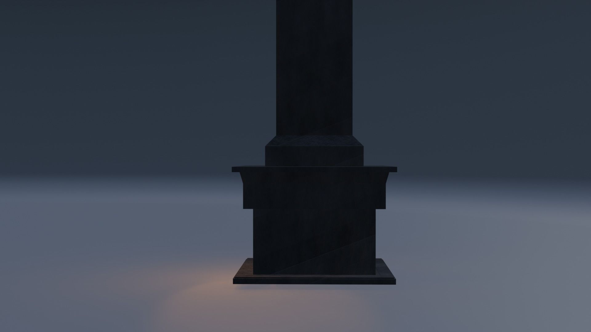 medieval fireplace lowpoly Low-poly 3D model_2