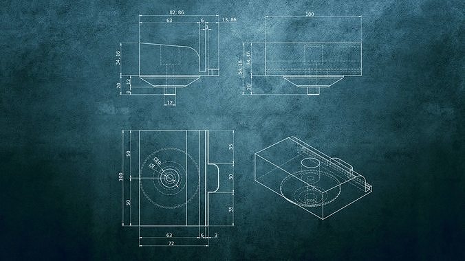 Adapter to jack for Ford Mustang 3D print model 2