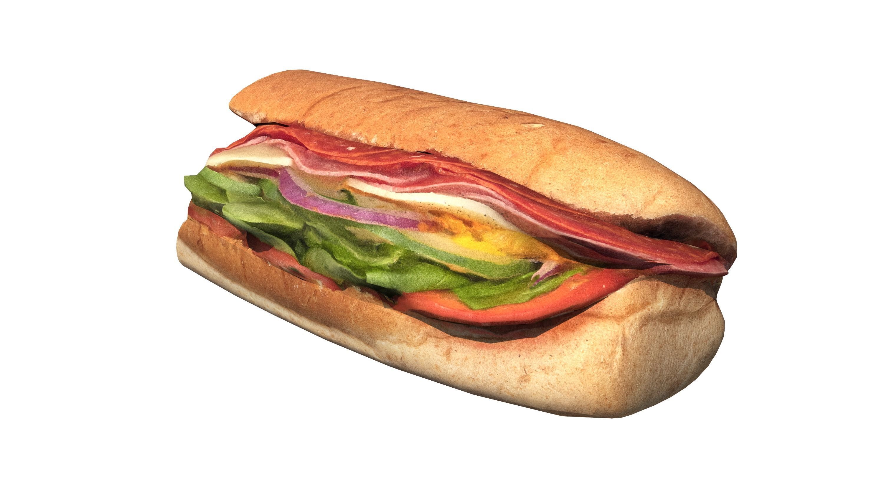 SANDWICH 3D MODEL sub 3D model_3