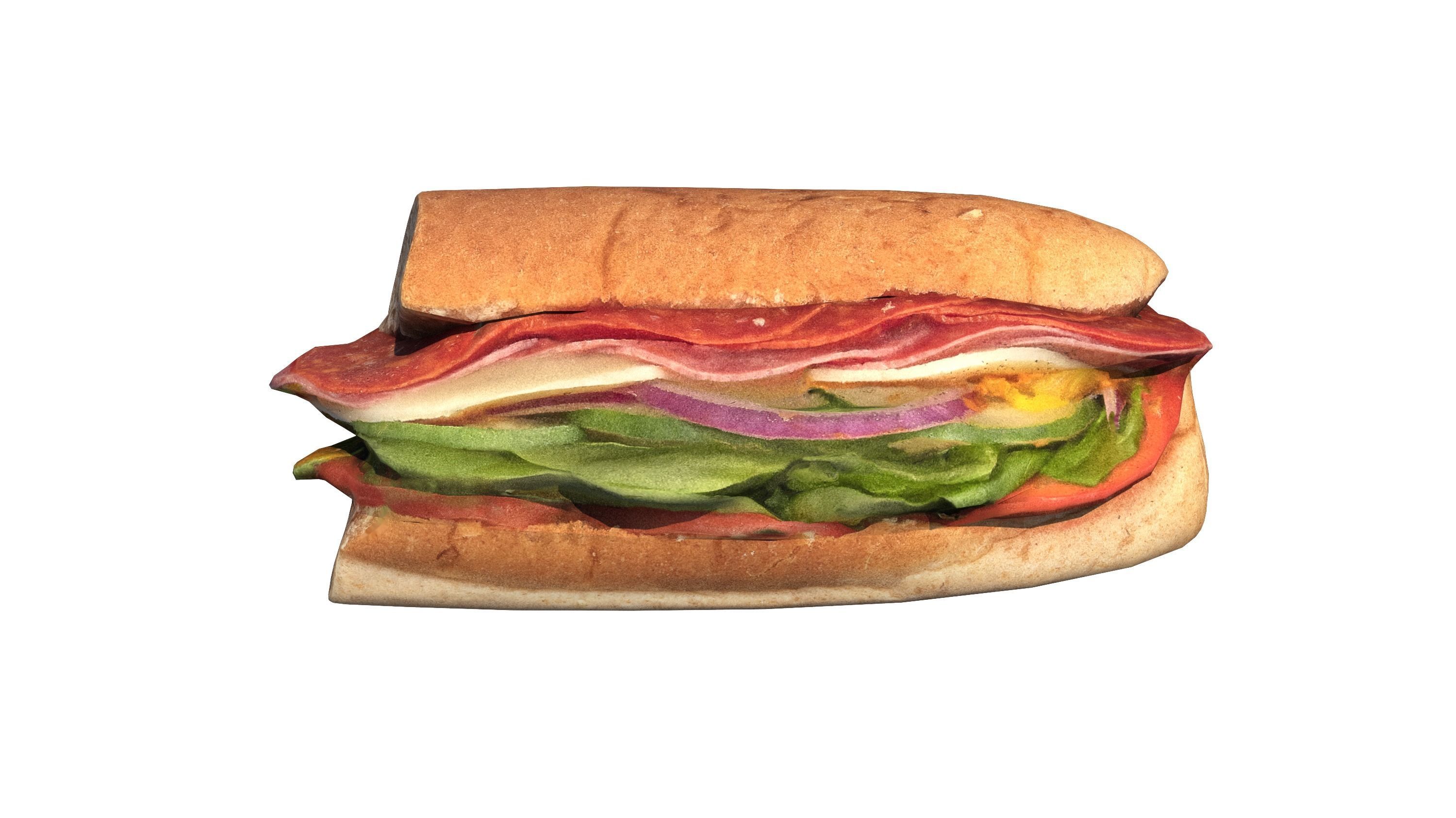 SANDWICH 3D MODEL sub 3D model_2