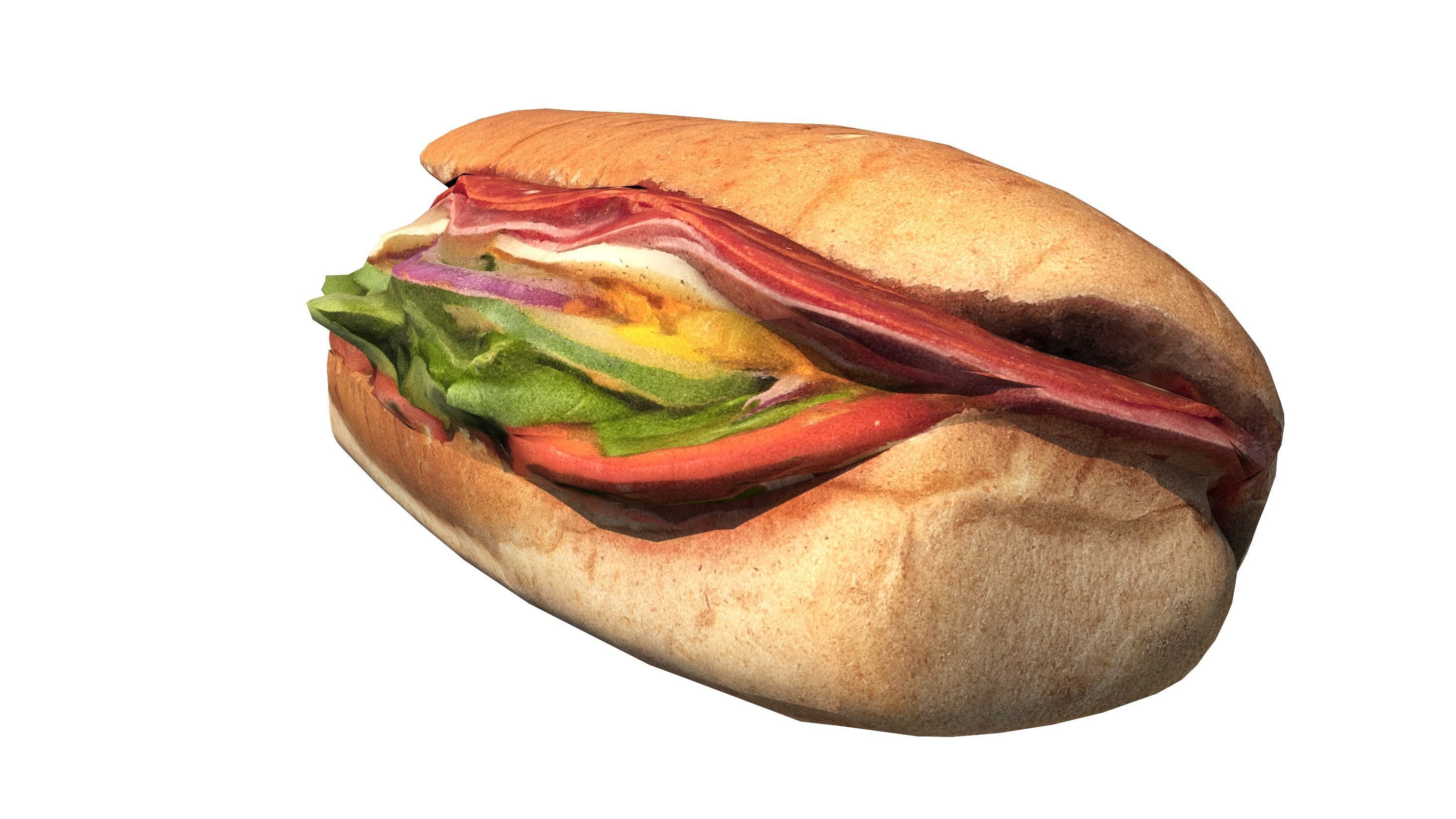 SANDWICH 3D MODEL sub 3D model_4