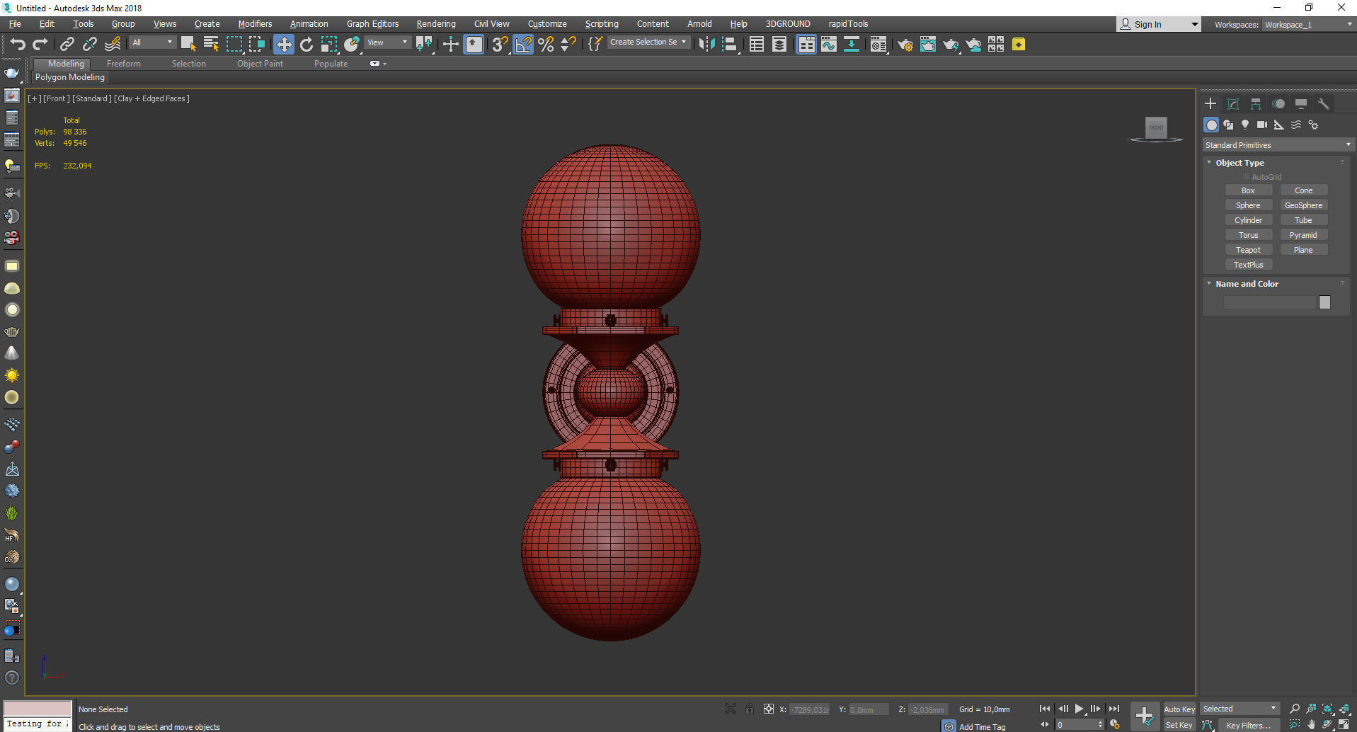 PITTOCK DOUBLE SCONCE Low-poly 3D model_2