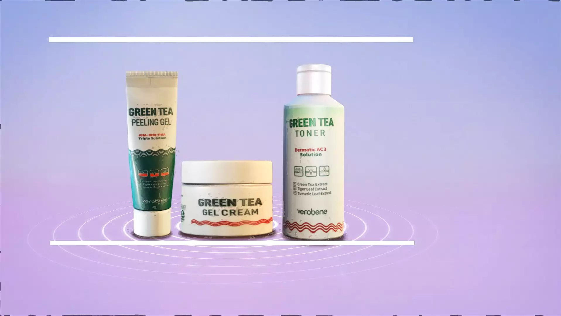 Green Tea Gel Cream Toner peeling gel 3D 3D model