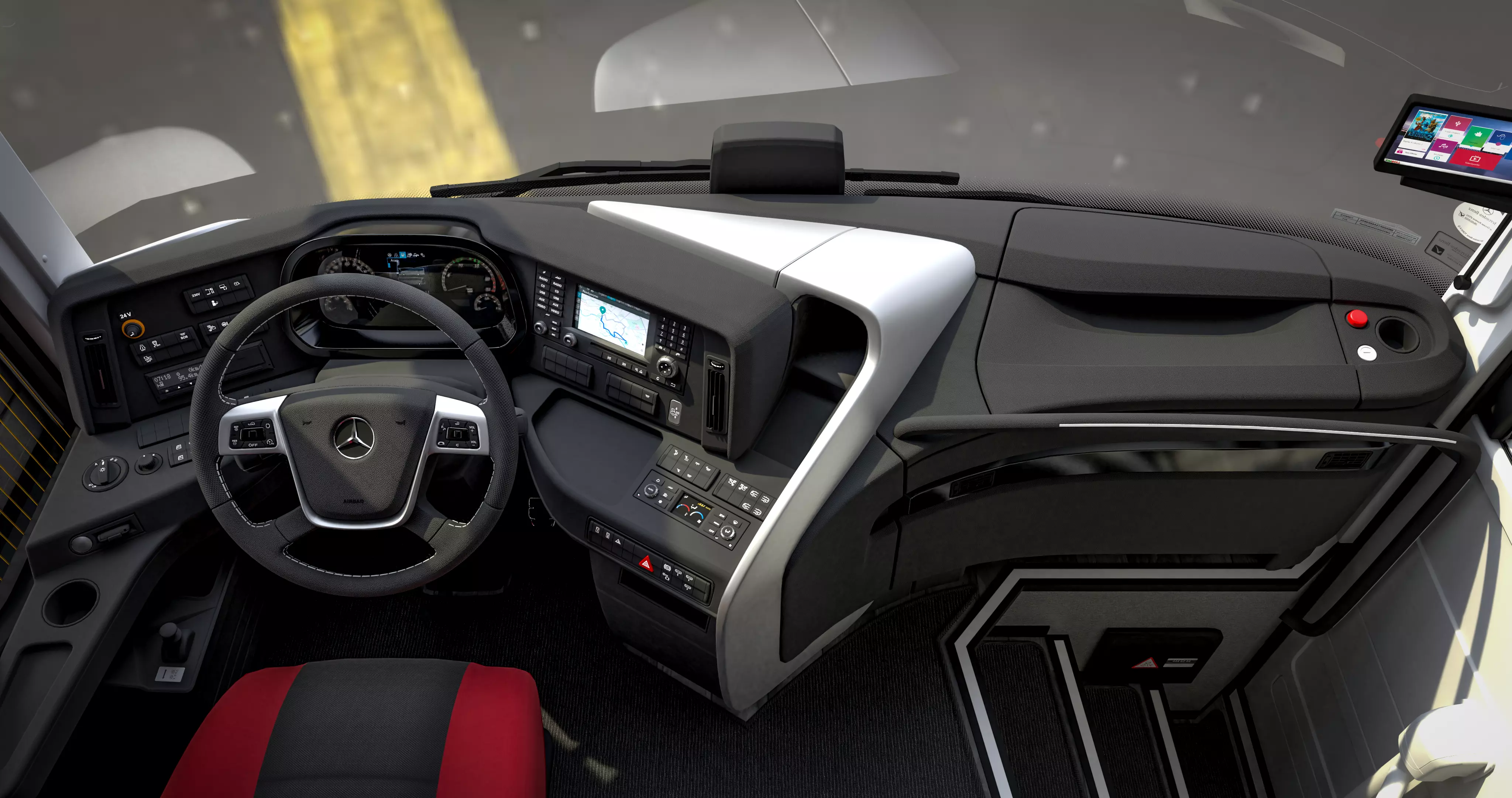 Mercedes Benz Travego Cockpit 3D model