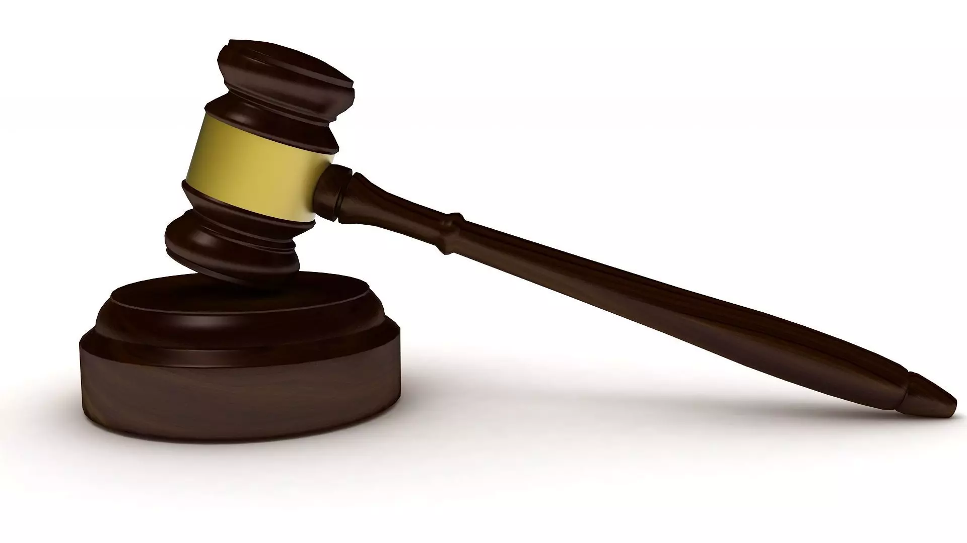 legal gavel set 3D model