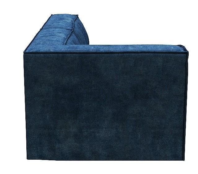 Sofa 2 seater Corner and center Low-poly 3D model_3