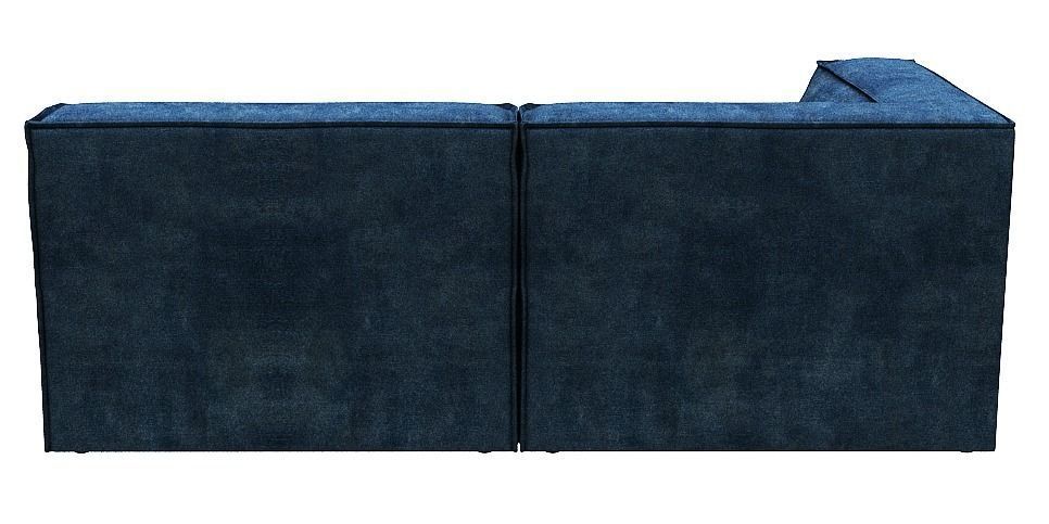 Sofa 2 seater Corner and center Low-poly 3D model_5