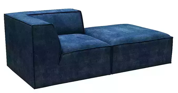 Sofa 2 seater corner and center