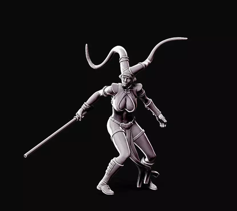 dark adept - 35mm scale 3D print model_0