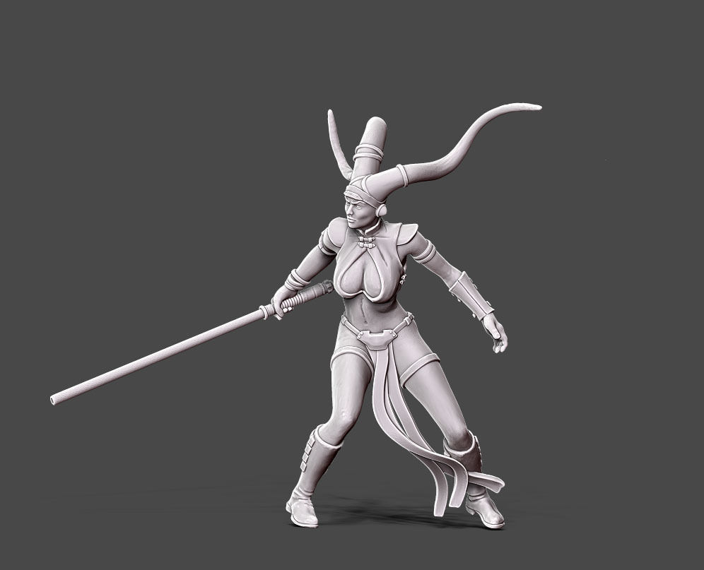 dark adept - 35mm scale 3D print model_1