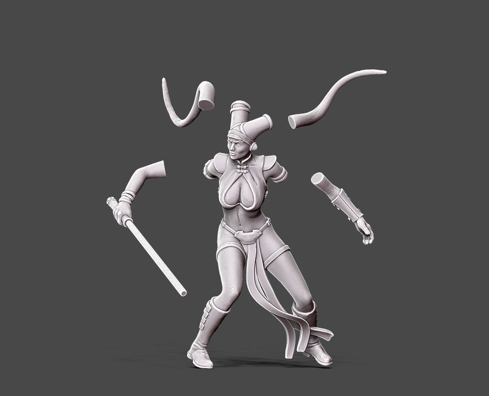 dark adept - 35mm scale 3D print model_9