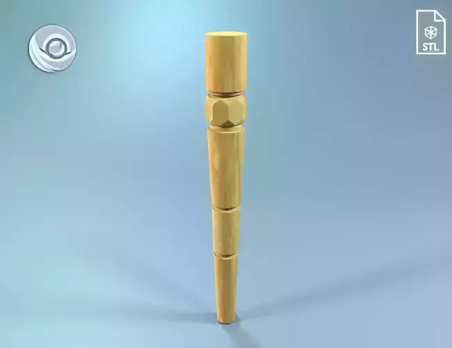 0601 Wooden table legs for custom coffee tables furniture legs 3D model