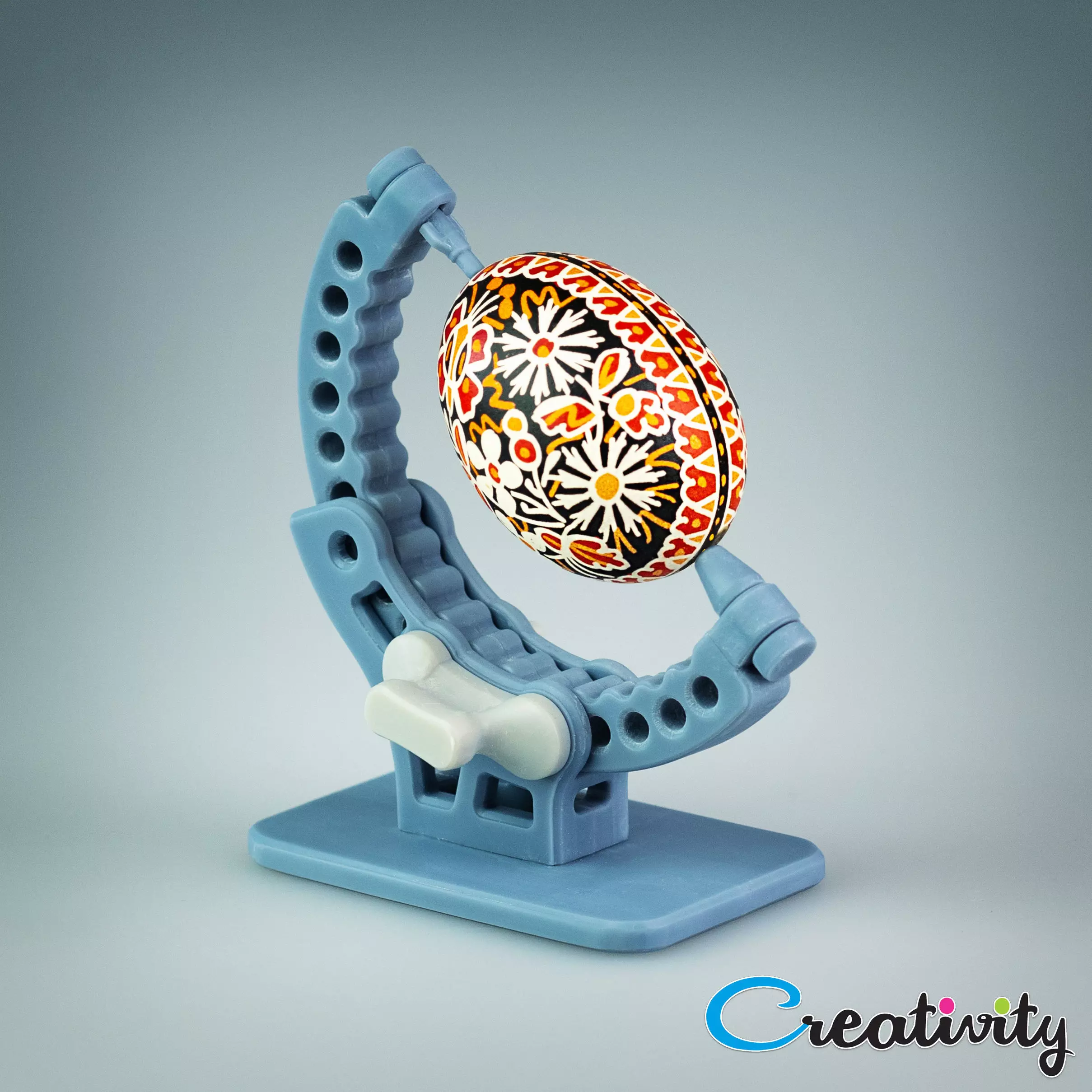 UNIVERSAL EGG PAINTING STAND 3D print model