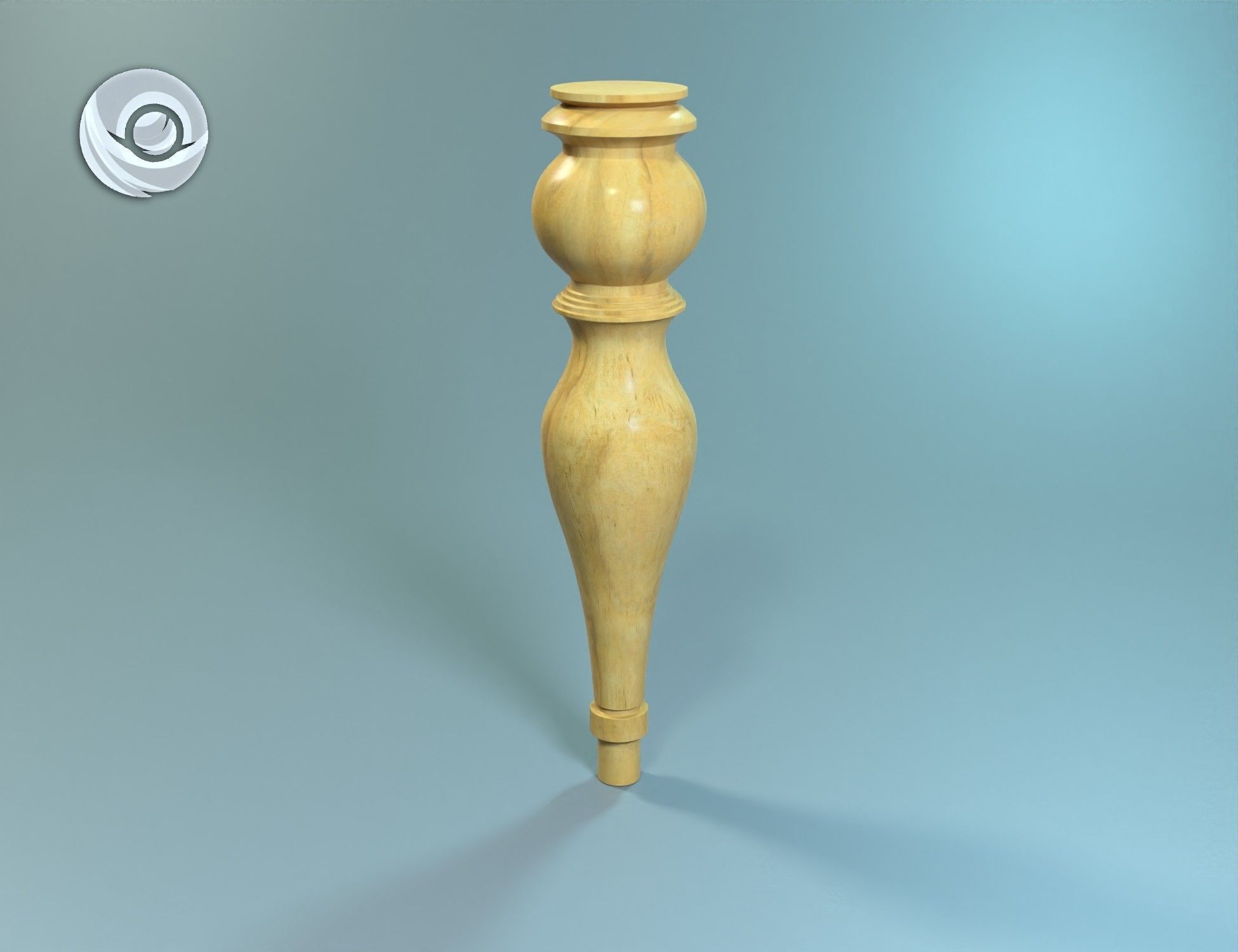 0621 Wooden table legs for custom coffee tables furniture legs 3D print model_2