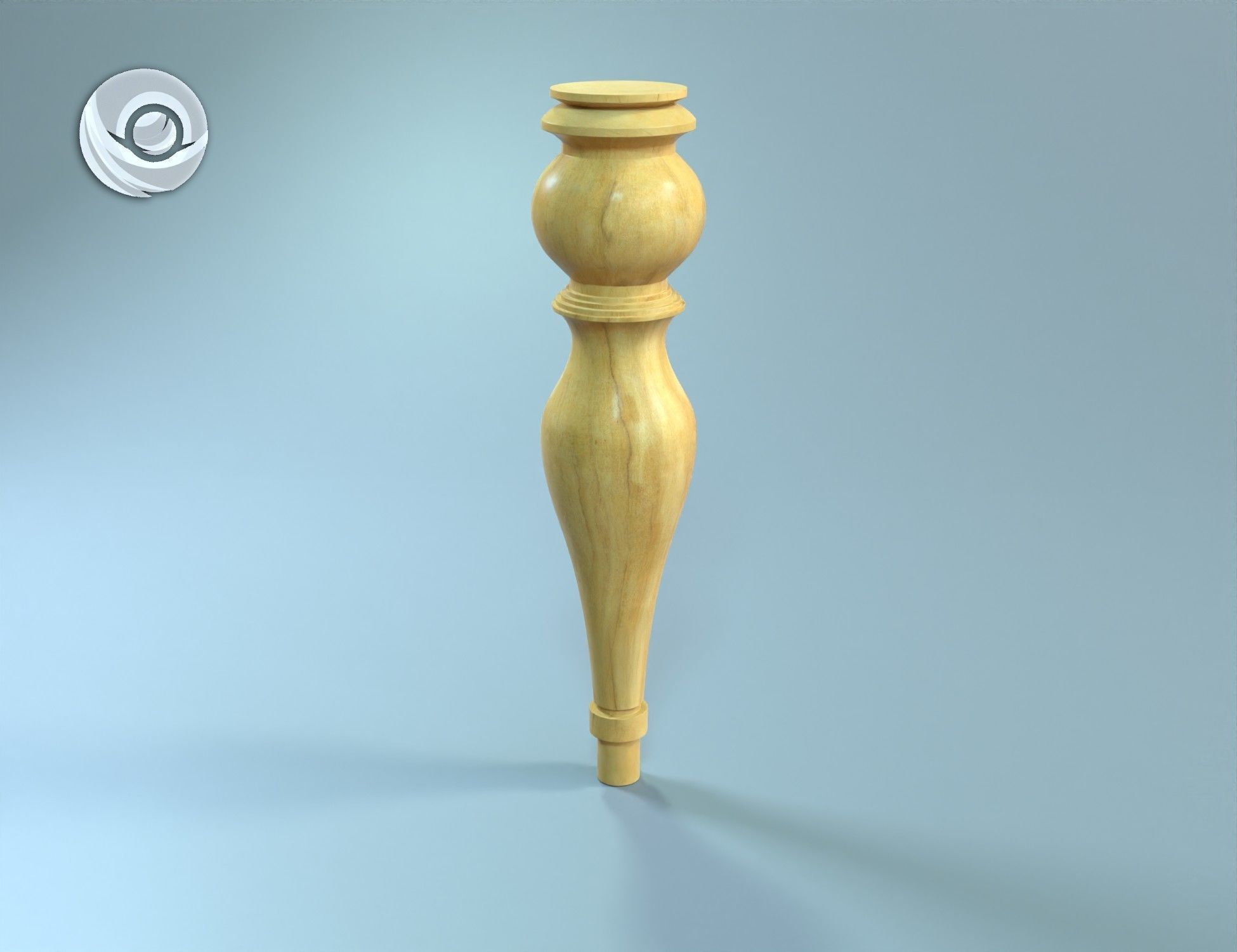 0621 Wooden table legs for custom coffee tables furniture legs 3D print model_4