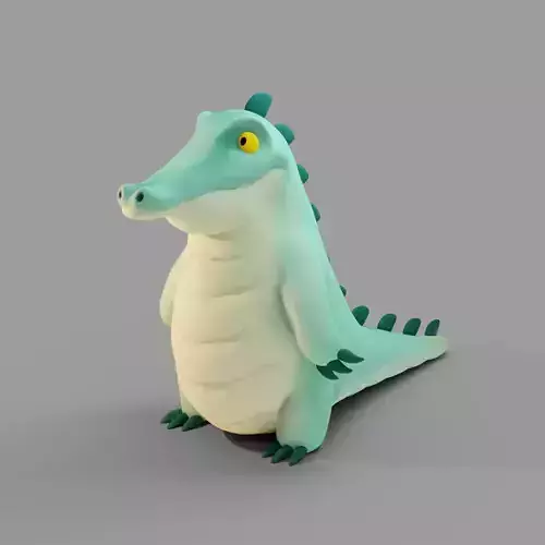 Cartoon Crocodile