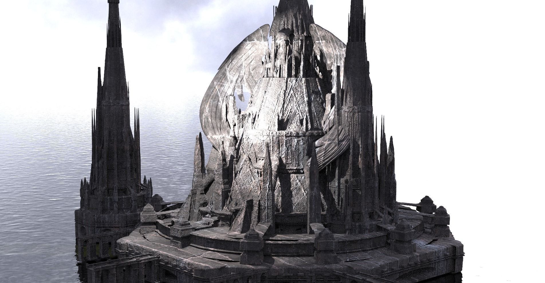 Maleficent Evil Tower systems  3D model_1