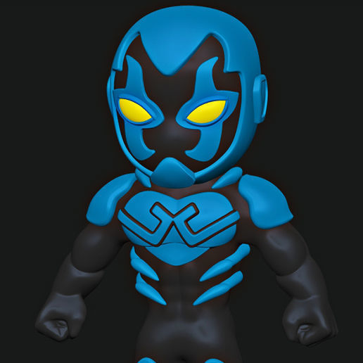 Blue Beetle  Jaime Reyes  3D print model_4