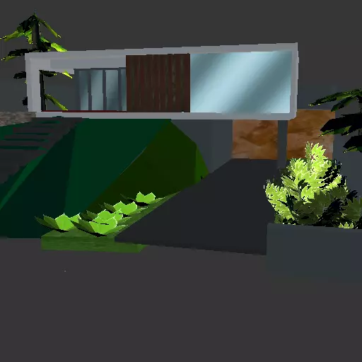 casa moderna modelo3d 3D model