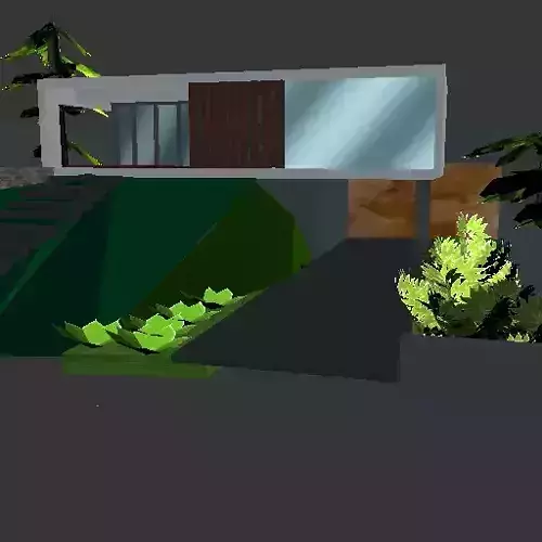  casa moderna  modelo3d