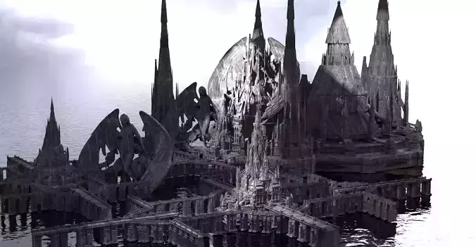 Mistress of evil castle City Kitbash