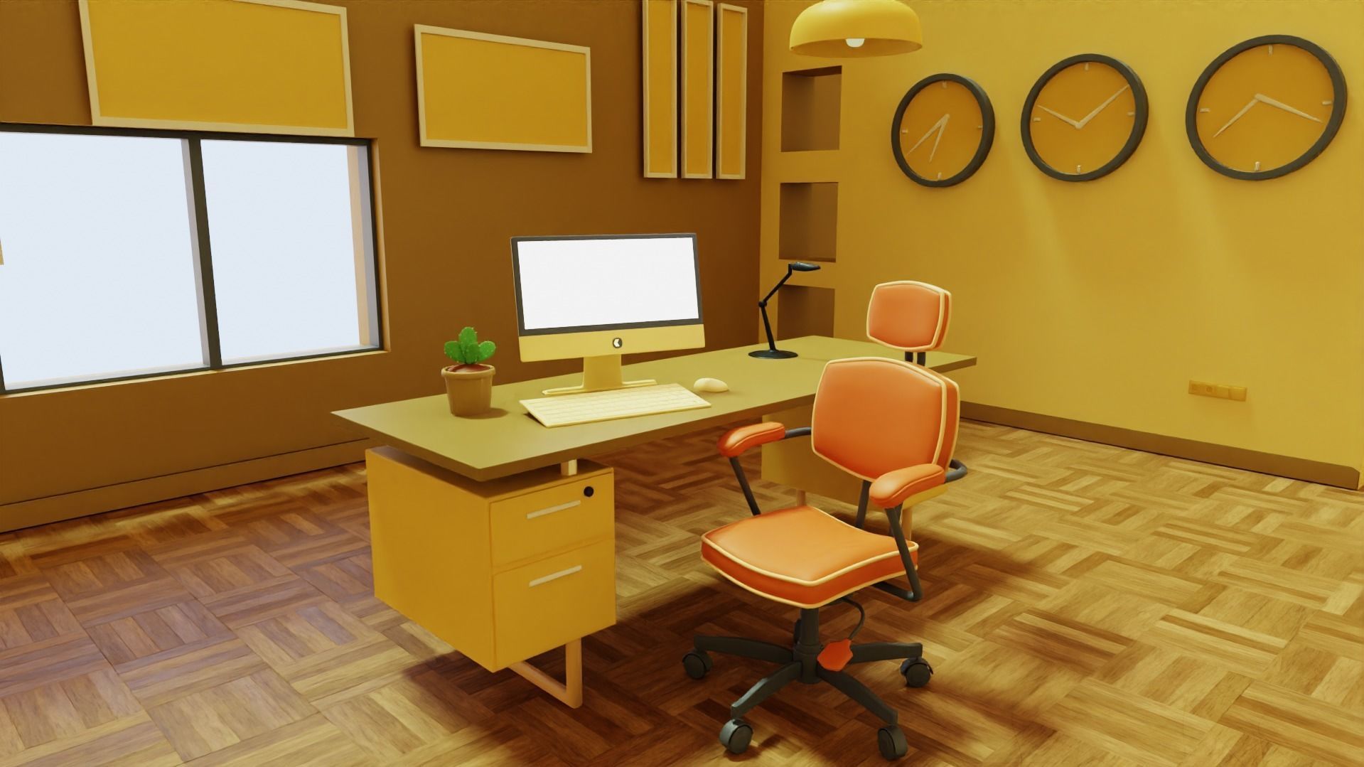 Office 3D model_4
