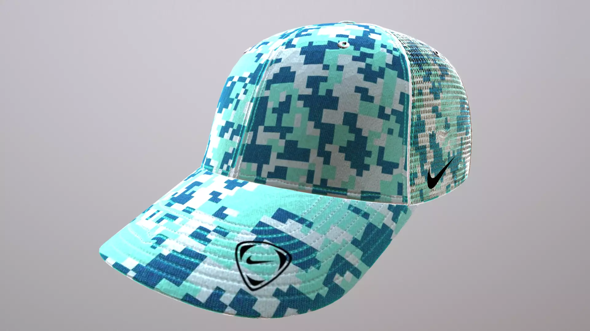 NIKE BASEBALL CAP PBR Low-poly 3D model_0