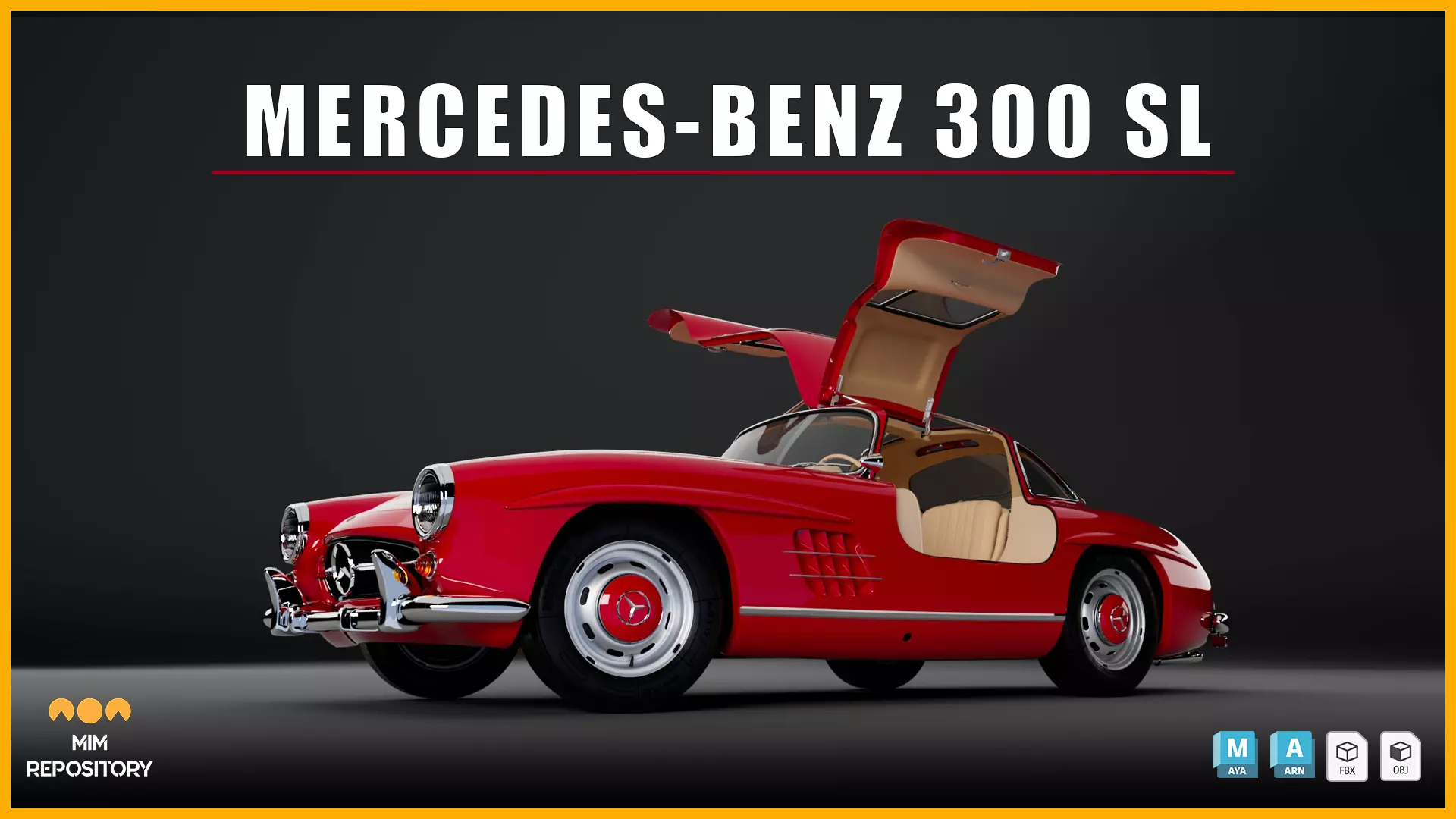 Mercedes-Benz 300 SL 3D model