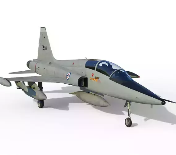 F-5B Freedom fighter 3D model