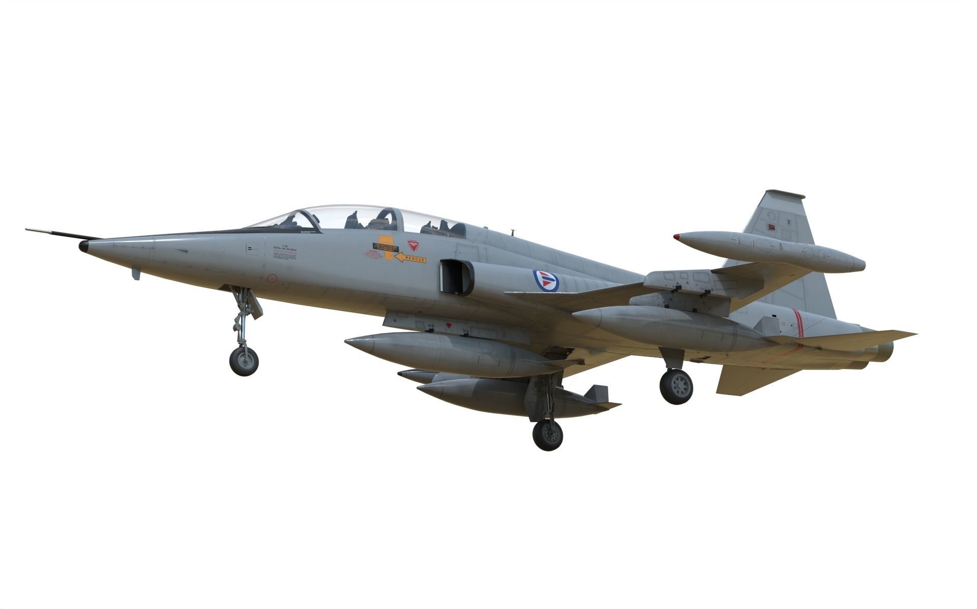 F-5B Freedom fighter 3D model_13