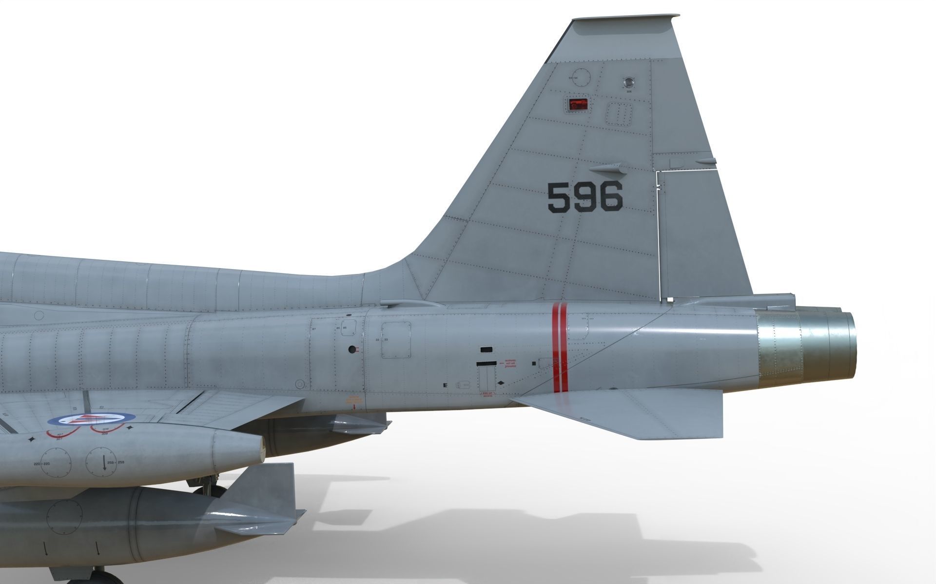 F-5B Freedom fighter 3D model_19
