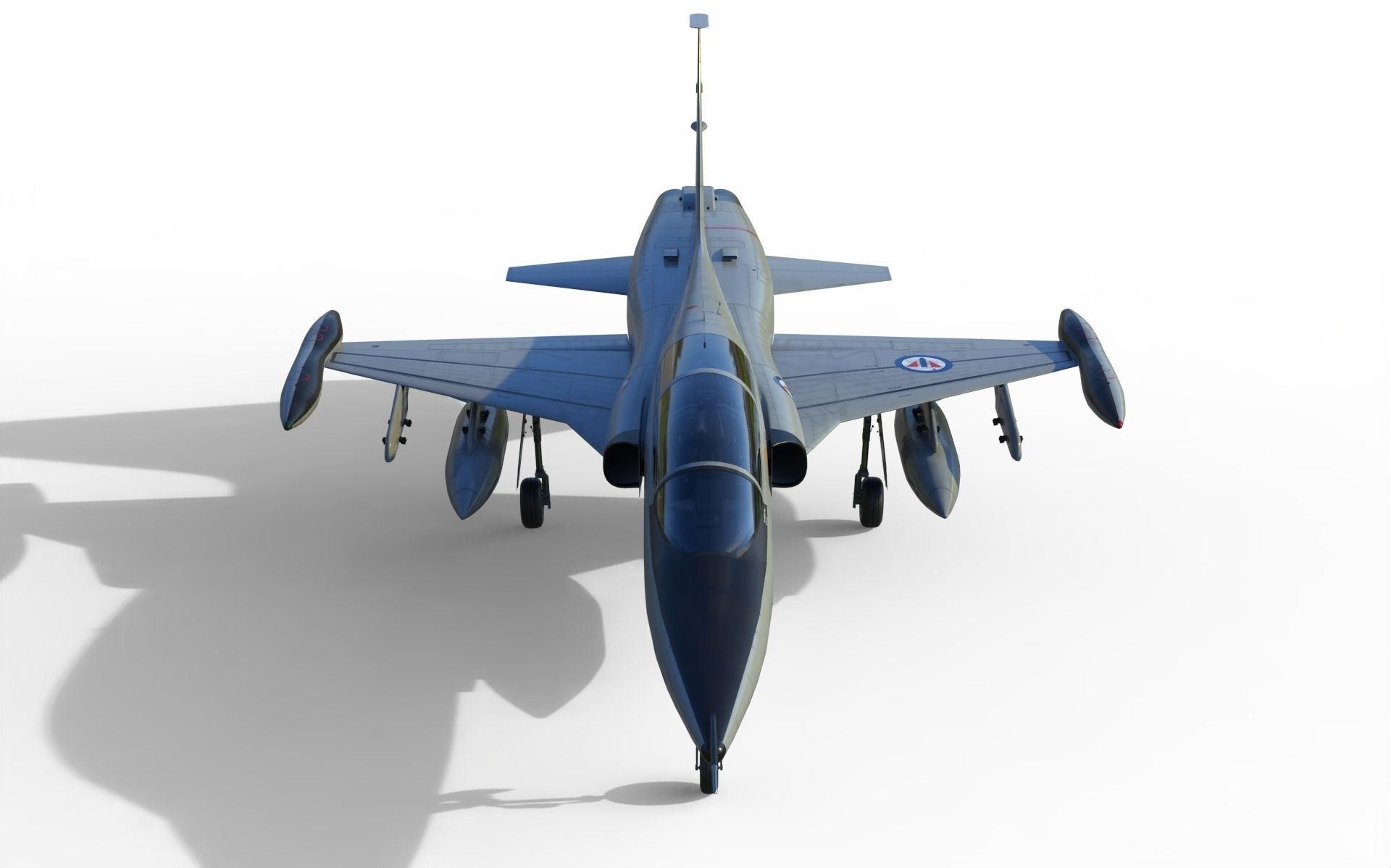 F-5B Freedom fighter 3D model_6