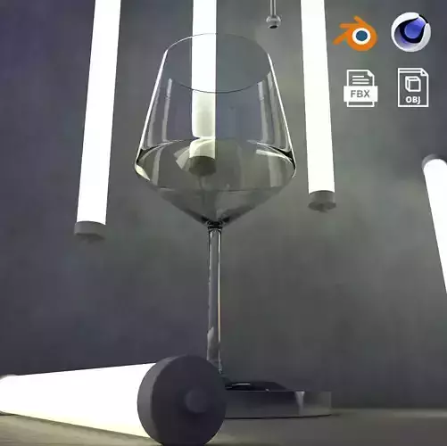 Tempranillo 3D Wine  glass bar glassware