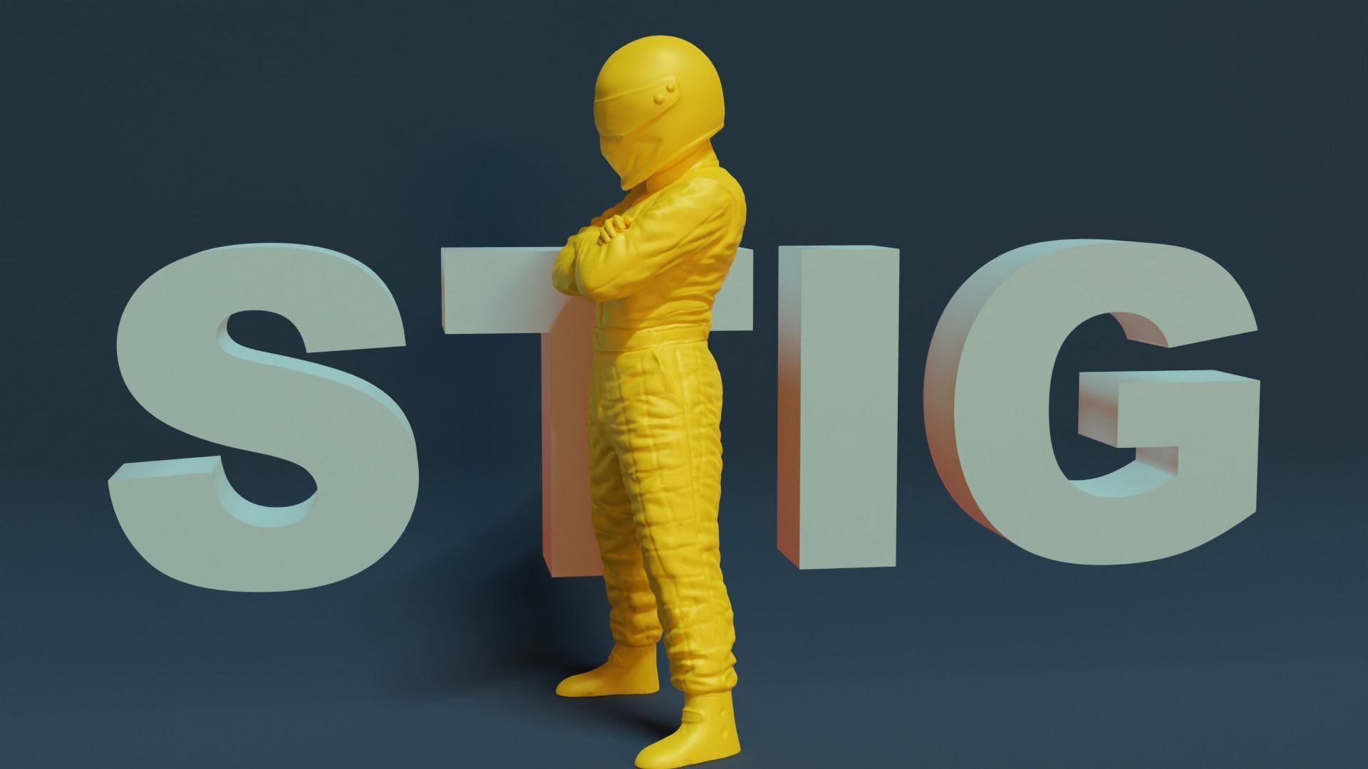 Stig - 3D printable model 3D print model_2