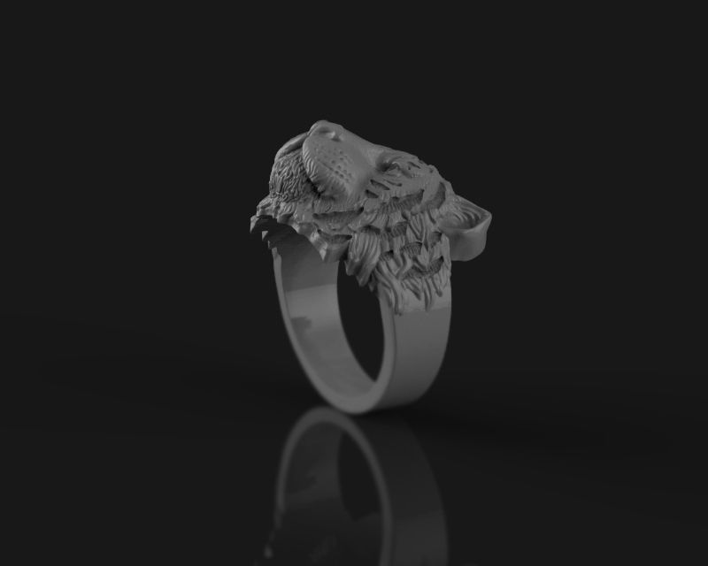 Ring tiger 3d model for 3d printing 3D print model 3D print model_18